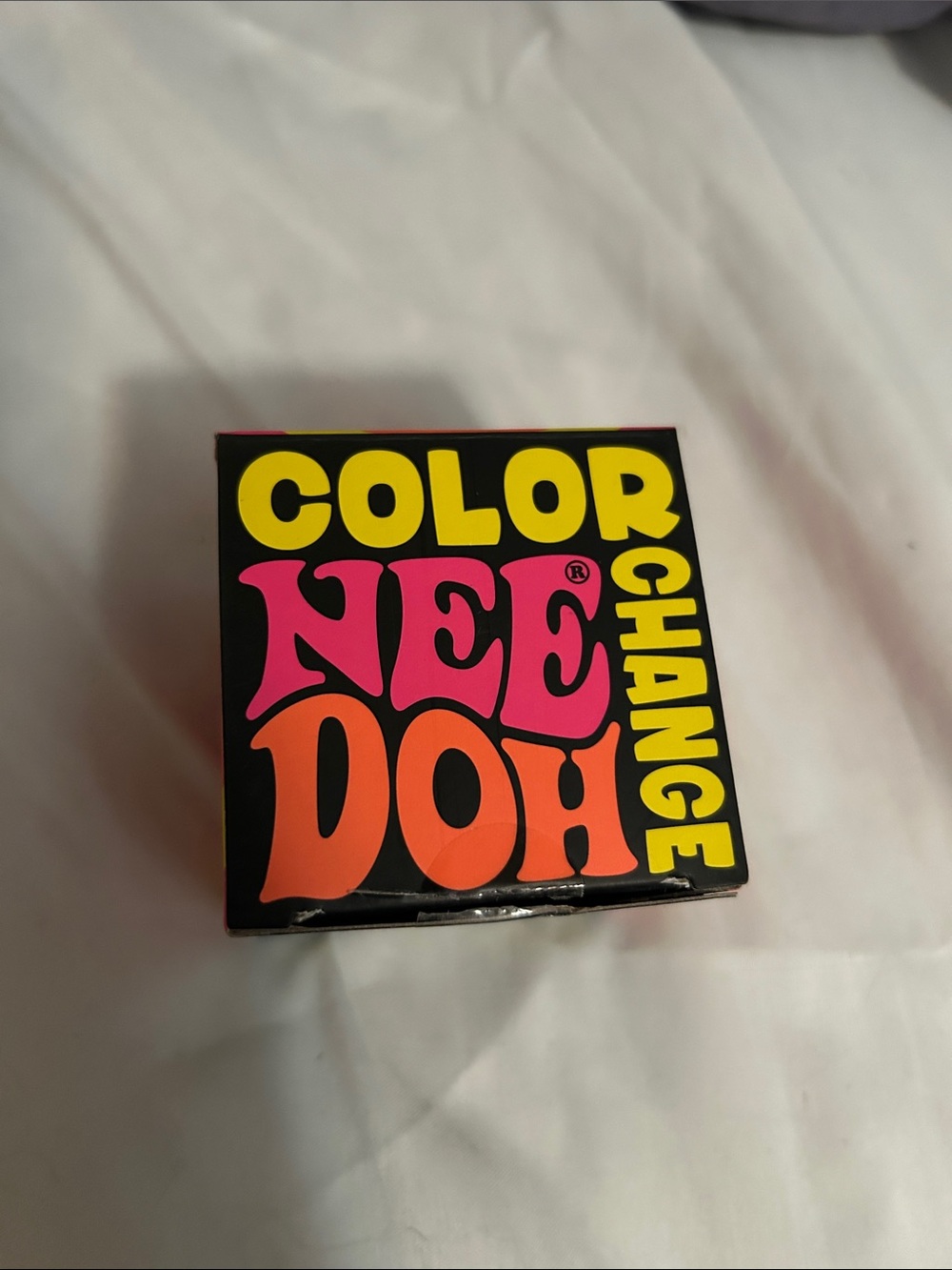 Color NEE DOH Color Change Kids Toy - Pink and Orange